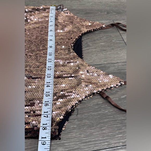 👗 Allegra K Women's Glitter Sequin Spaghetti Strap V-Neck Party Dress ✨ - Picture 13 of 13